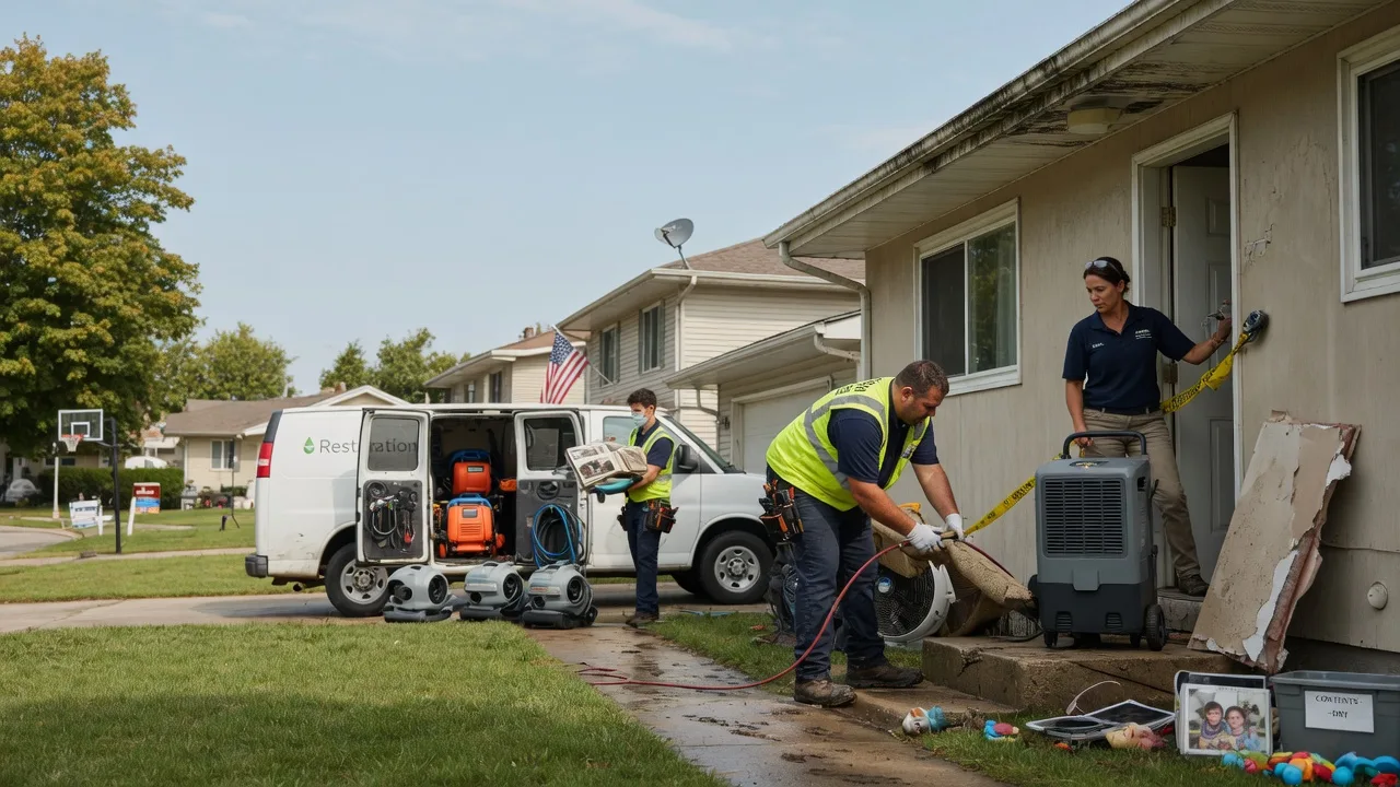 Water Damage Restoration in Aston, PA near me